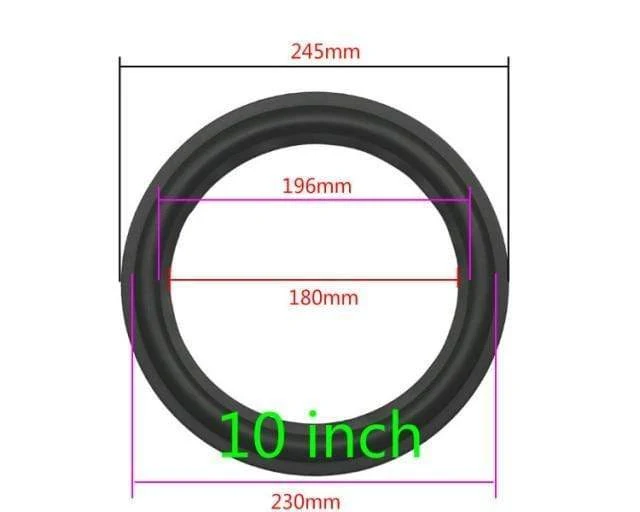 GHXAMP Lautsprecher Gummi Surround Reparatur 3 Zoll 4 Zoll 5 Zoll 6.5 8 Zoll Lautsprecher Subwoofer Zubehör Allgemeine Faltkante Diy