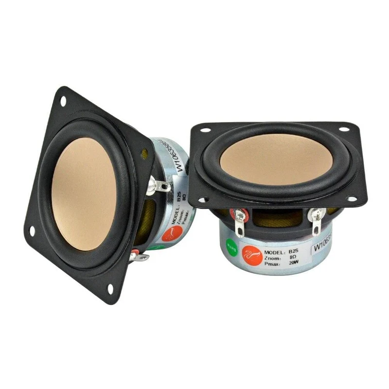AIYIMA 2Pcs 2 Zoll Tragbare Lautsprecher Fahrer 8 Ohm 20W Vollständige Palette Fieber Lautsprecher DIY Für Home Theater audio Lautsprecher