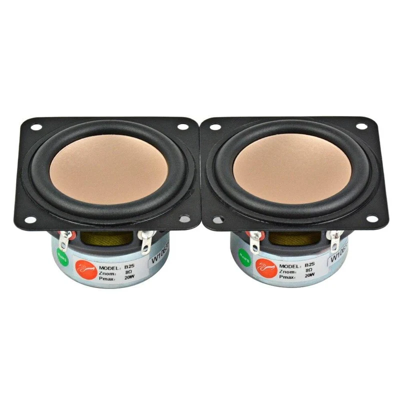 AIYIMA 2Pcs 2 Zoll Tragbare Lautsprecher Fahrer 8 Ohm 20W Vollständige Palette Fieber Lautsprecher DIY Für Home Theater audio Lautsprecher