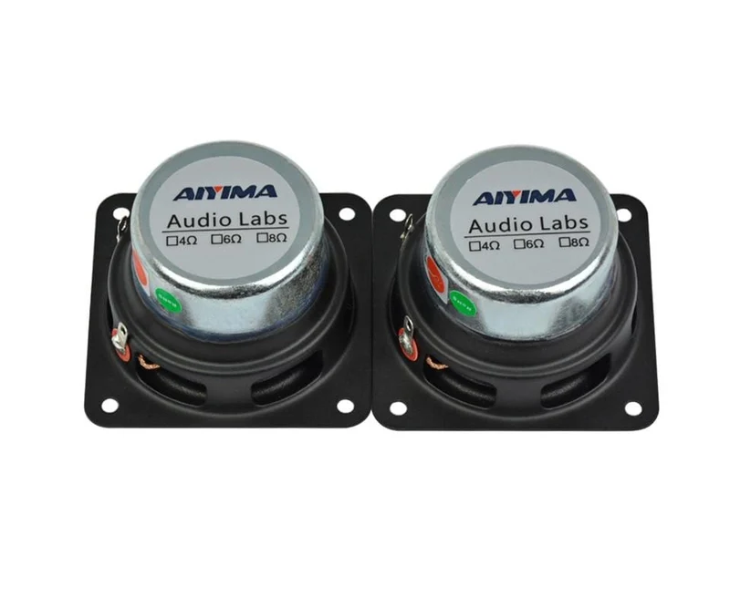 AIYIMA 2Pcs 2 Zoll Tragbare Lautsprecher Fahrer 8 Ohm 20W Vollständige Palette Fieber Lautsprecher DIY Für Home Theater audio Lautsprecher