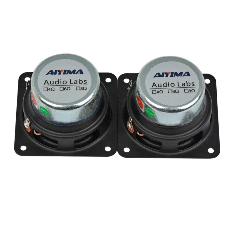 AIYIMA 2Pcs 2 Zoll Tragbare Lautsprecher Fahrer 8 Ohm 20W Vollständige Palette Fieber Lautsprecher DIY Für Home Theater audio Lautsprecher