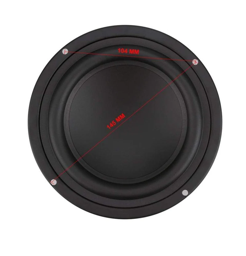 AIYIMA 1Pcs 5.25 Zoll Subwoofer Lautsprecher Treiber 4 8 Ohm 40W Woofer Starker Tiefbass Heimkino Für Regallautsprecher Auto Audio