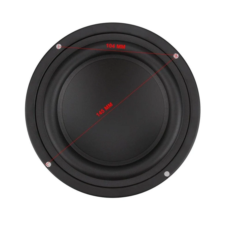 AIYIMA 1Pcs 5.25 Zoll Subwoofer Lautsprecher Treiber 4 8 Ohm 40W Woofer Starker Tiefbass Heimkino Für Regallautsprecher Auto Audio