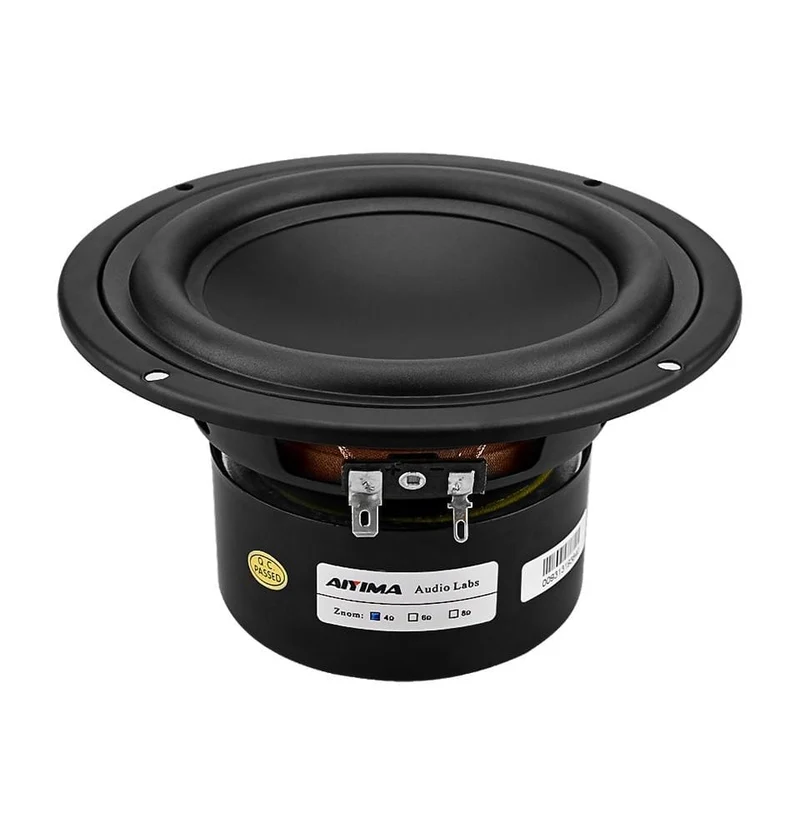 AIYIMA 1Pcs 5.25 Zoll Subwoofer Lautsprecher Treiber 4 8 Ohm 40W Woofer Starker Tiefbass Heimkino Für Regallautsprecher Auto Audio