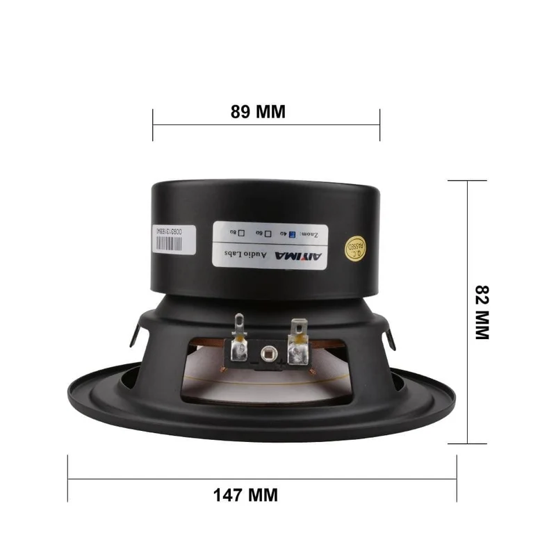 AIYIMA 1Pcs 5.25 Zoll Subwoofer Lautsprecher Treiber 4 8 Ohm 40W Woofer Starker Tiefbass Heimkino Für Regallautsprecher Auto Audio