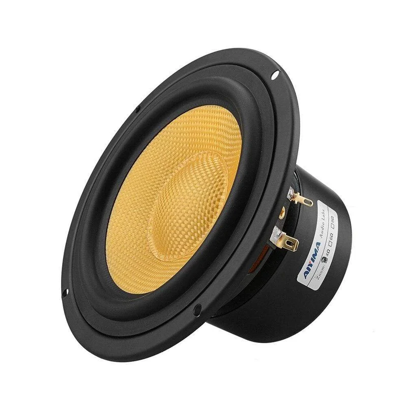 AIYIMA 5.25 Zoll Audio Lautsprecher Fahrer 4 8Ohm 100 W Mitte Bass Lautsprecher Woofer Fiberglas Kegel Heimkino Für Bücherregal DIY