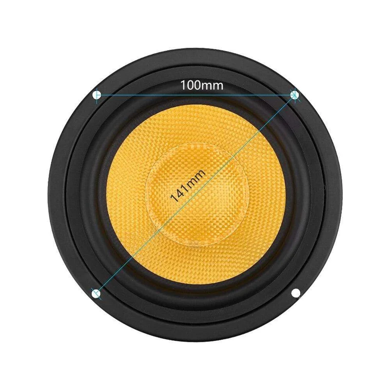 AIYIMA 5.25 Zoll Audio Lautsprecher Fahrer 4 8Ohm 100 W Mitte Bass Lautsprecher Woofer Fiberglas Kegel Heimkino Für Bücherregal DIY
