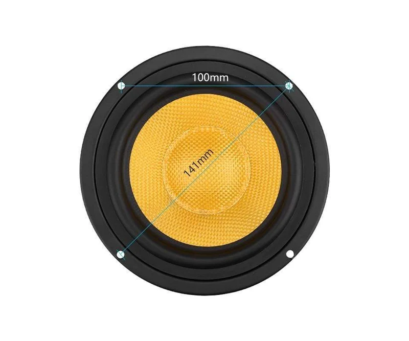 AIYIMA 5.25 Zoll Audio Lautsprecher Fahrer 4 8Ohm 100 W Mitte Bass Lautsprecher Woofer Fiberglas Kegel Heimkino Für Bücherregal DIY