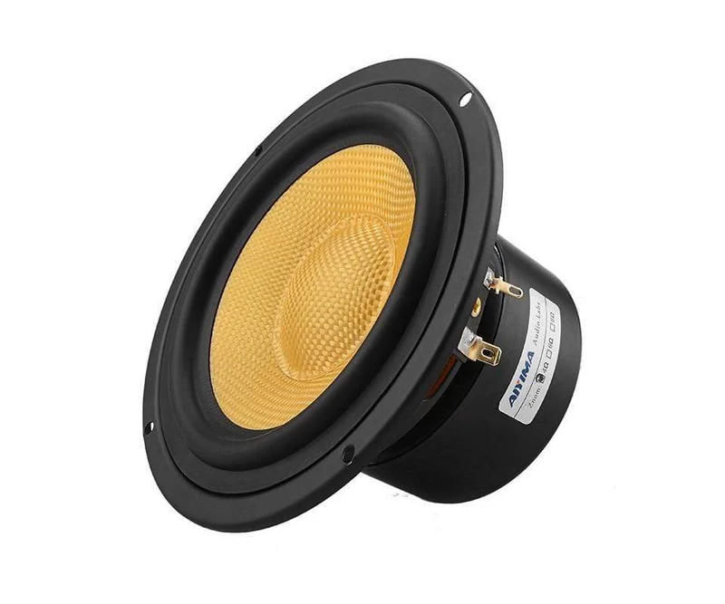 AIYIMA 5.25 Zoll Audio Lautsprecher Fahrer 4 8Ohm 100 W Mitte Bass Lautsprecher Woofer Fiberglas Kegel Heimkino Für Bücherregal DIY