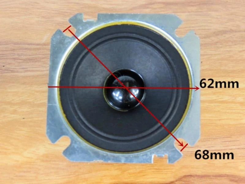 SOTAMIA 2Pcs 2.5 Zoll Hochtöner Audio Lautsprecher Treiber 6 Ohm 60W Papier Kegel Höhen Lautsprecher DIY Sound Musik Lautsprecher Heimkino