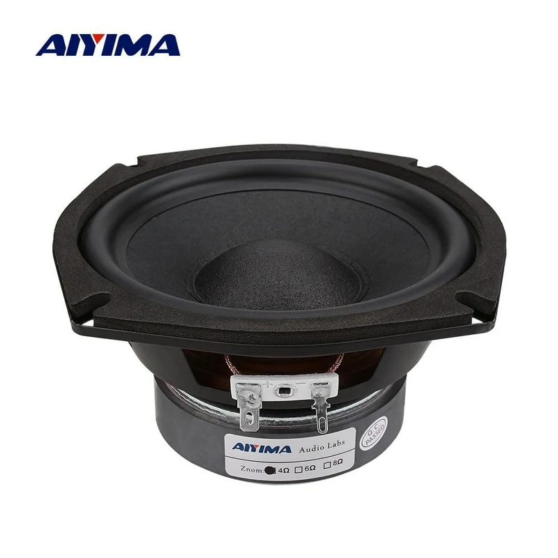 AIYIMA 5.25 Zoll Subwoofer Sound Lautsprecher Treiber 4 8 Ohm 120W Heimkino Hifi Power Woofer Musik Lautsprecher