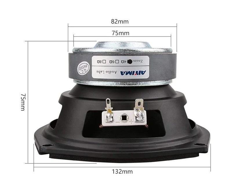 AIYIMA 5.25 Zoll Subwoofer Sound Lautsprecher Treiber 4 8 Ohm 120W Heimkino Hifi Power Woofer Musik Lautsprecher