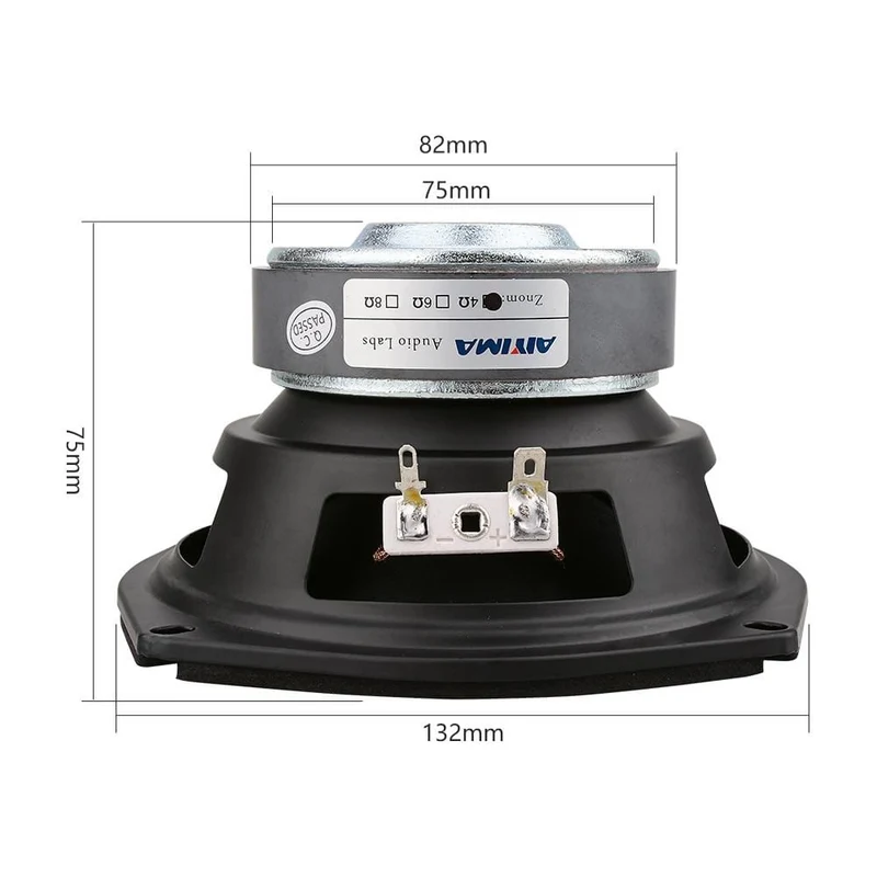 AIYIMA 5.25 Zoll Subwoofer Sound Lautsprecher Treiber 4 8 Ohm 120W Heimkino Hifi Power Woofer Musik Lautsprecher
