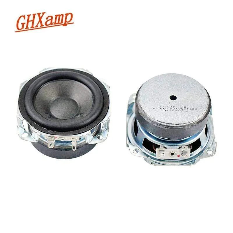 GHXAMP 4OHM 15W 3 Zoll Breitbandlautsprecher Hochtöner Mittelbass Lautsprecher Eingebaute Allfrequenz-Audiotreibereinheit 2PCS