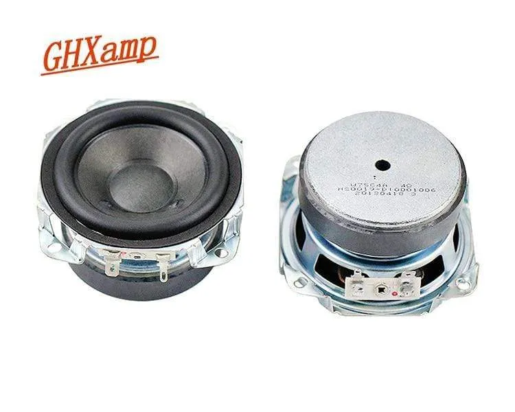 GHXAMP 4OHM 15W 3 Zoll Breitbandlautsprecher Hochtöner Mittelbass Lautsprecher Eingebaute Allfrequenz-Audiotreibereinheit 2PCS