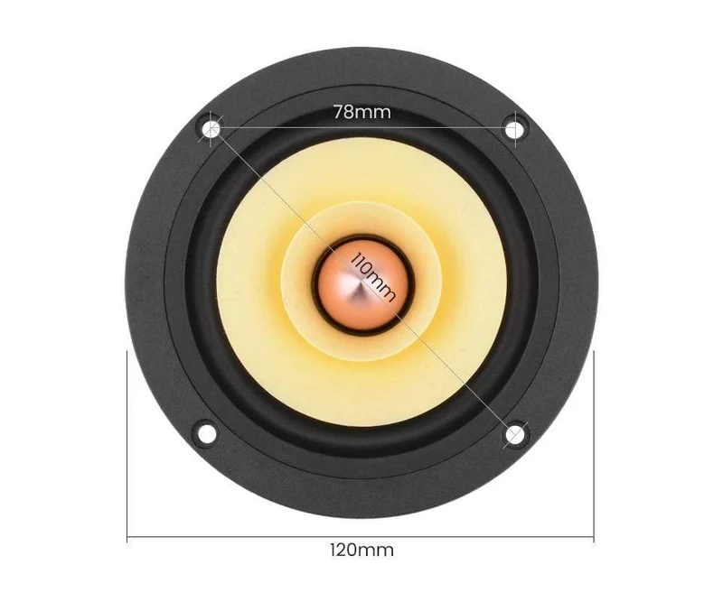 AIYIMA 4 Zoll Audio Full Range Lautsprecher Fahrer 25W Mid Frequenz HIFI Sound Verstärker Lautsprecher Einheit Für Heimkino lautsprecher