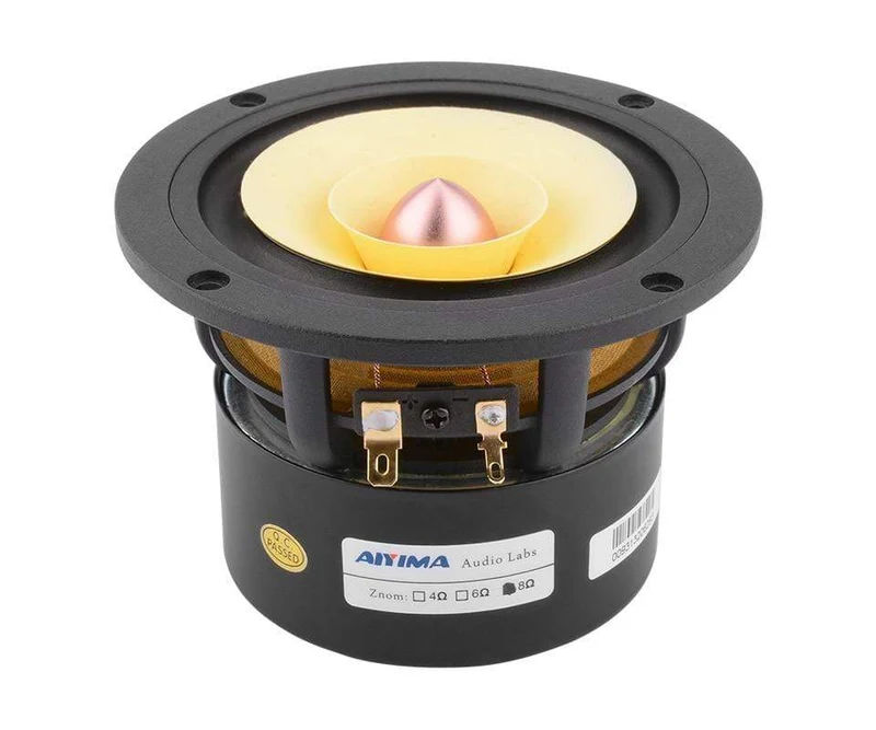 AIYIMA 4 Zoll Audio Full Range Lautsprecher Fahrer 25W Mid Frequenz HIFI Sound Verstärker Lautsprecher Einheit Für Heimkino lautsprecher