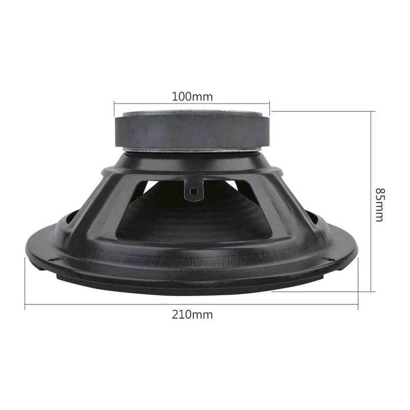 AIYIMA 1 Pc 8 Zoll Mitten Bass Lautsprecher 8Ohm 200 W 35 Core 100 Magnetische Audio Lautsprecher Fahrer Woofer lautsprecher Für Heimkino