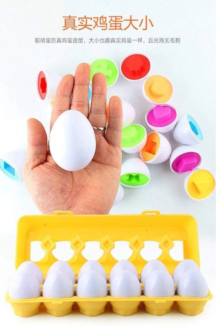 Montessori Spielzeug Eier Schrauben Match Spiel Holzpuzzle 3D Für Kinder Lernen Bildung Mathe Spielzeug Kinder Baby Spielzeug 1 bis 2 Jahre