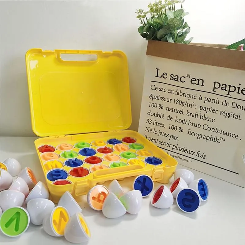 Montessori Spielzeug Eier Schrauben Match Spiel Holzpuzzle 3D Für Kinder Lernen Bildung Mathe Spielzeug Kinder Baby Spielzeug 1 bis 2 Jahre