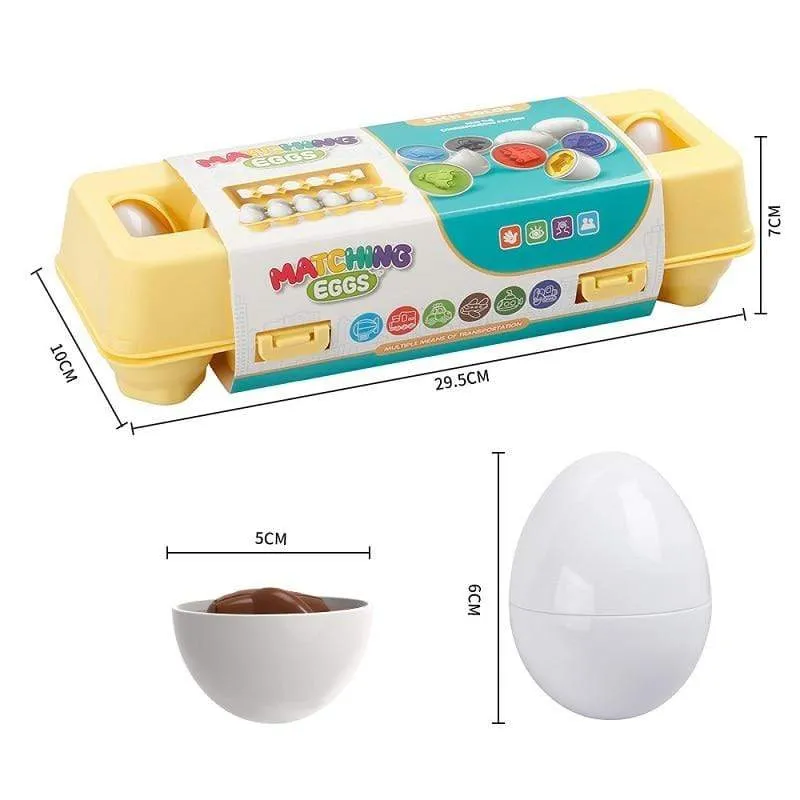 Montessori Spielzeug Eier Schrauben Match Spiel Holzpuzzle 3D Für Kinder Lernen Bildung Mathe Spielzeug Kinder Baby Spielzeug 1 bis 2 Jahre