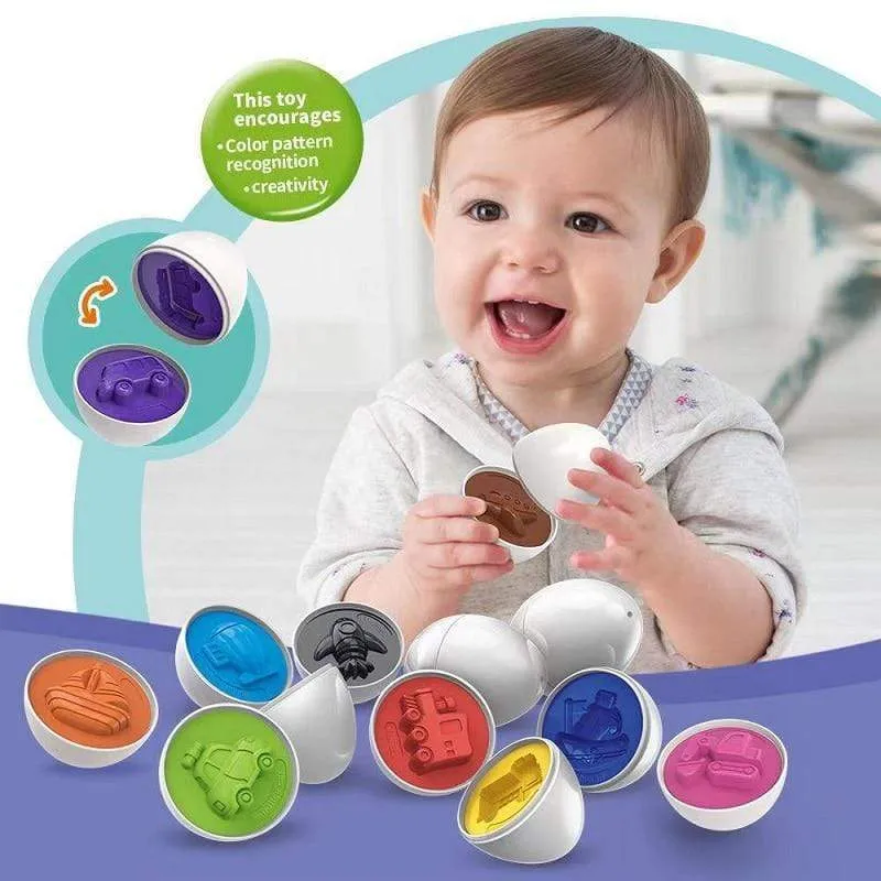 Montessori Spielzeug Eier Schrauben Match Spiel Holzpuzzle 3D Für Kinder Lernen Bildung Mathe Spielzeug Kinder Baby Spielzeug 1 bis 2 Jahre