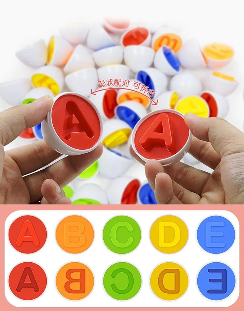 Montessori Spielzeug Eier Schrauben Match Spiel Holzpuzzle 3D Für Kinder Lernen Bildung Mathe Spielzeug Kinder Baby Spielzeug 1 bis 2 Jahre