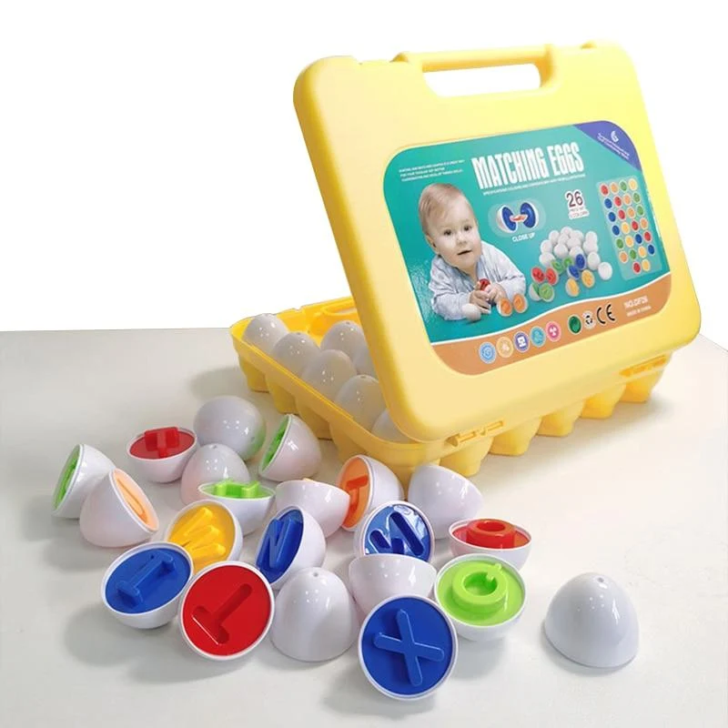 Montessori Spielzeug Eier Schrauben Match Spiel Holzpuzzle 3D Für Kinder Lernen Bildung Mathe Spielzeug Kinder Baby Spielzeug 1 bis 2 Jahre