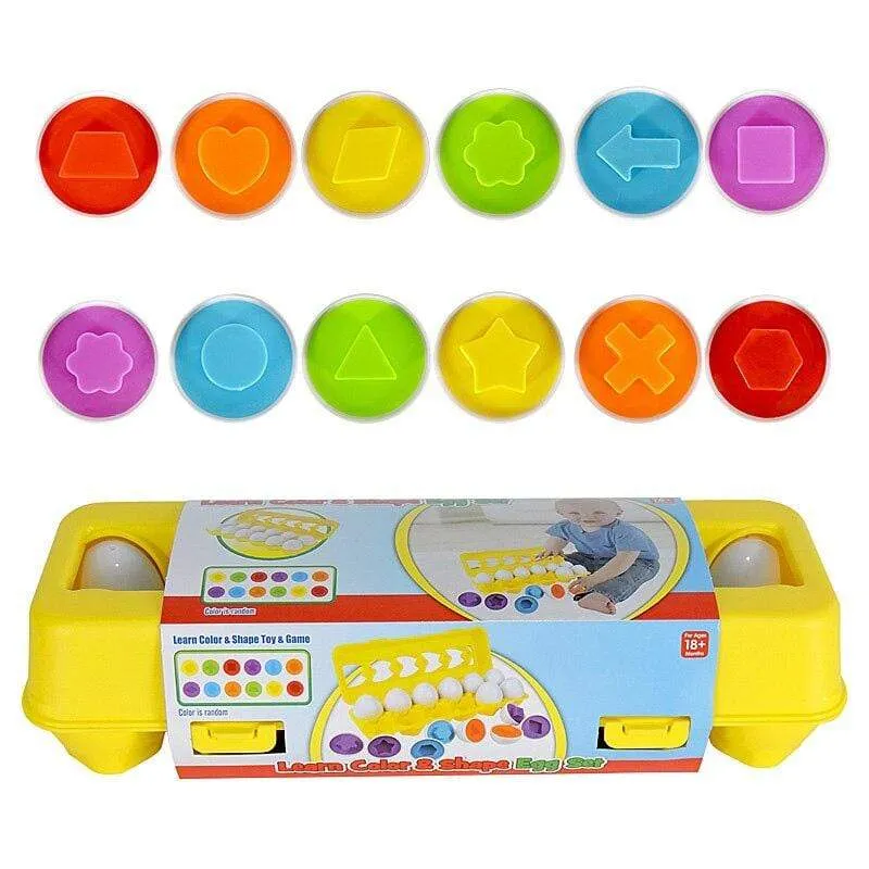 Montessori Spielzeug Eier Schrauben Match Spiel Holzpuzzle 3D Für Kinder Lernen Bildung Mathe Spielzeug Kinder Baby Spielzeug 1 bis 2 Jahre