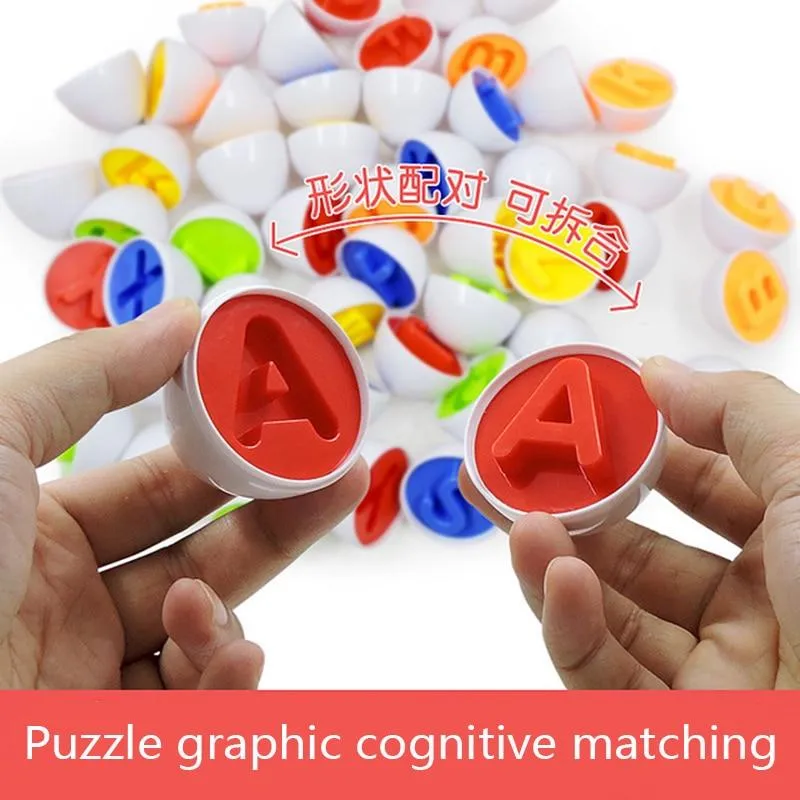Montessori Spielzeug Eier Schrauben Match Spiel Holzpuzzle 3D Für Kinder Lernen Bildung Mathe Spielzeug Kinder Baby Spielzeug 1 bis 2 Jahre