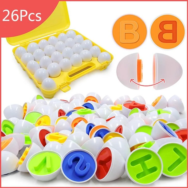 Montessori Spielzeug Eier Schrauben Match Spiel Holzpuzzle 3D Für Kinder Lernen Bildung Mathe Spielzeug Kinder Baby Spielzeug 1 bis 2 Jahre