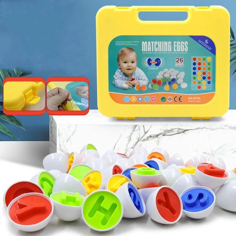 Montessori Spielzeug Eier Schrauben Match Spiel Holzpuzzle 3D Für Kinder Lernen Bildung Mathe Spielzeug Kinder Baby Spielzeug 1 bis 2 Jahre