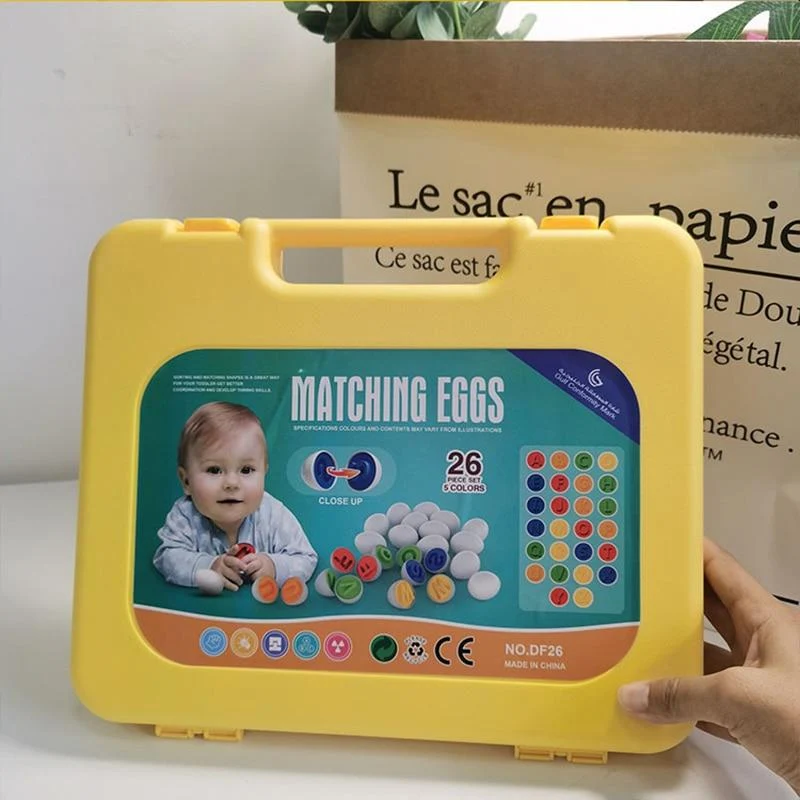 Montessori Spielzeug Eier Schrauben Match Spiel Holzpuzzle 3D Für Kinder Lernen Bildung Mathe Spielzeug Kinder Baby Spielzeug 1 bis 2 Jahre