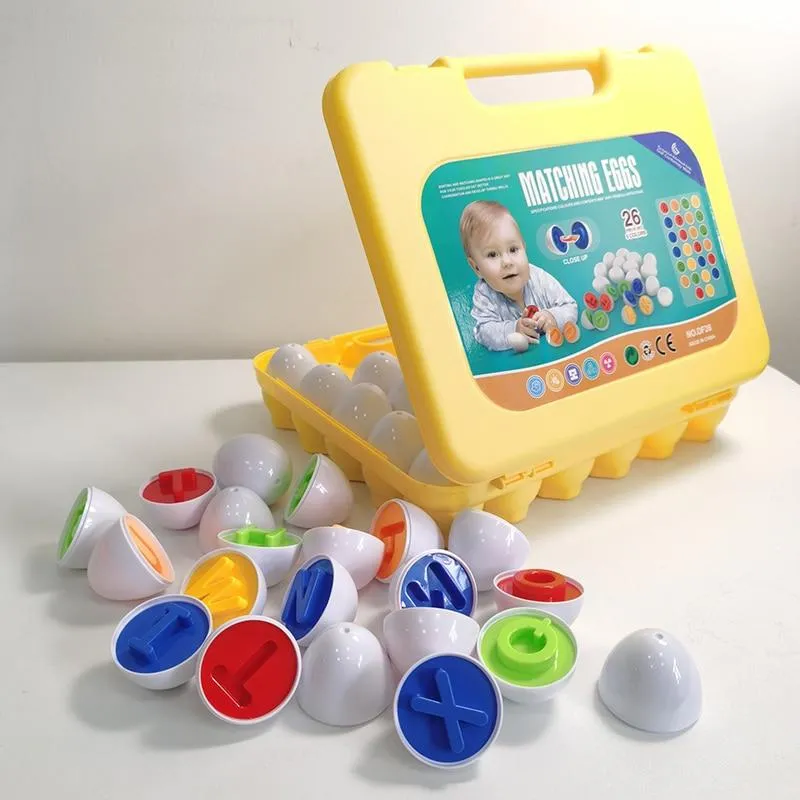 Montessori Spielzeug Eier Schrauben Match Spiel Holzpuzzle 3D Für Kinder Lernen Bildung Mathe Spielzeug Kinder Baby Spielzeug 1 bis 2 Jahre