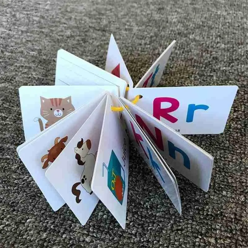 27 Stück Alphabet-Buchstaben-Suchkarte, pädagogische Buchstaben, Lesen, Schreiben, Lernen, Alphabet mit einem Stift, Vorschul-Geschenk
