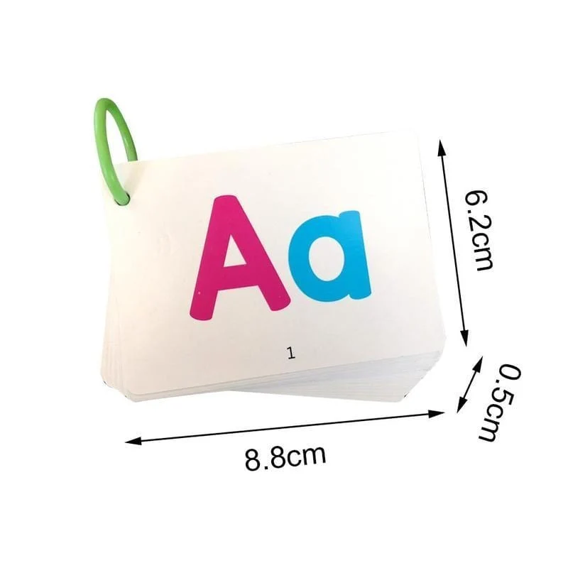 27 Stück Alphabet-Buchstaben-Suchkarte, pädagogische Buchstaben, Lesen, Schreiben, Lernen, Alphabet mit einem Stift, Vorschul-Geschenk