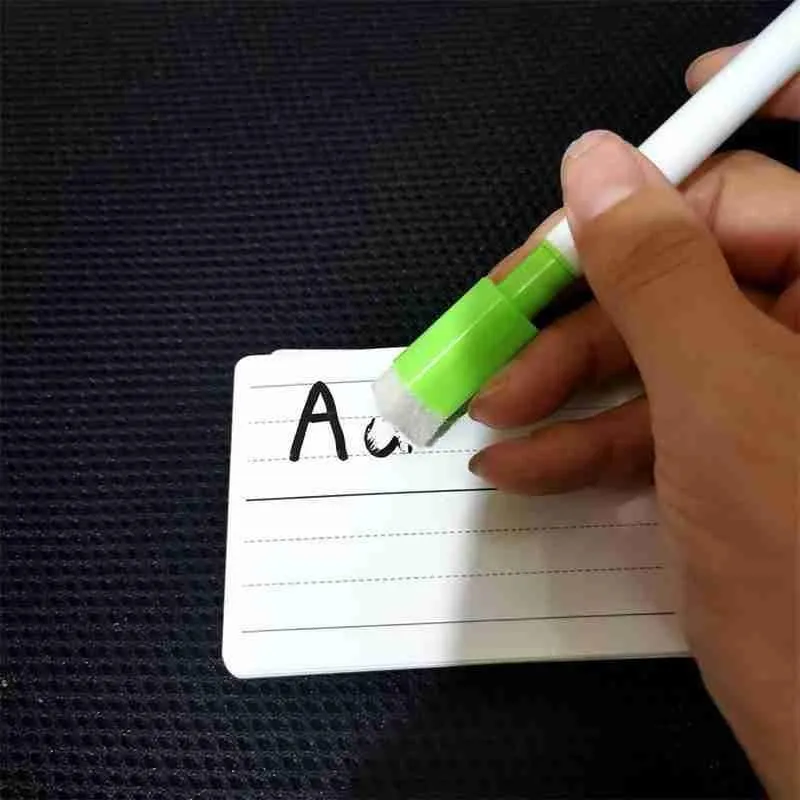 27 Stück Alphabet-Buchstaben-Suchkarte, pädagogische Buchstaben, Lesen, Schreiben, Lernen, Alphabet mit einem Stift, Vorschul-Geschenk