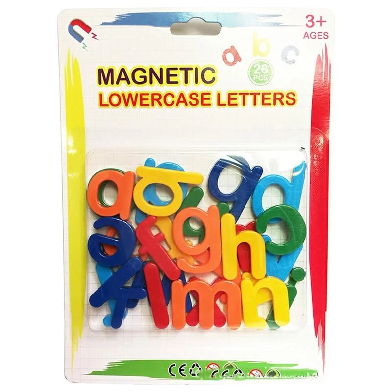 26 stücke Magnetische Lernen Alphabet Buchstaben Kunststoff Kühlschrank Aufkleber Kleinkinder Kinder Lernen Rechtschreibung Zählen Pädagogisches Spielzeug