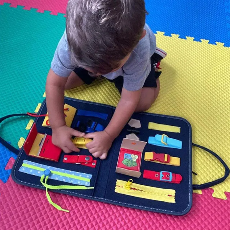 Montessori Spielzeug Früherziehung Feinmotorisches Training Selbstpflege Fähigkeit Kinder Spiel Vorschule Kinder Spielzeug für Mädchen Jungen