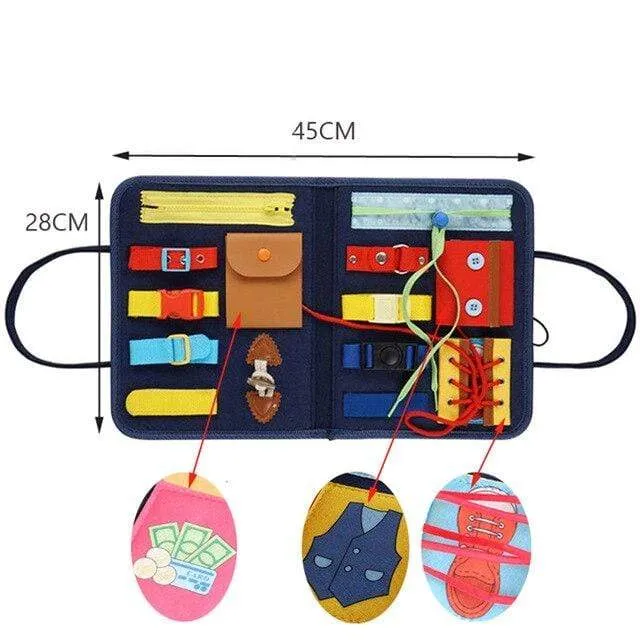 Montessori Spielzeug Früherziehung Feinmotorisches Training Selbstpflege Fähigkeit Kinder Spiel Vorschule Kinder Spielzeug für Mädchen Jungen