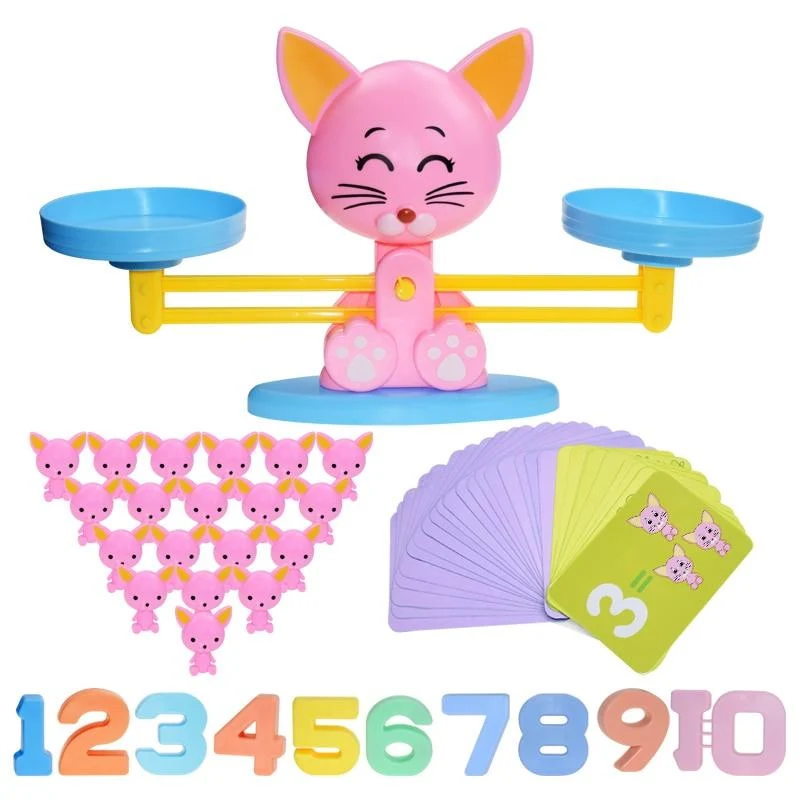 Montessori Mathe Spielzeug Digital Affe Balance Skala Pädagogische Mathe Pinguin Balancieren Skala Zahl Brettspiel Kinder Lernspielzeug