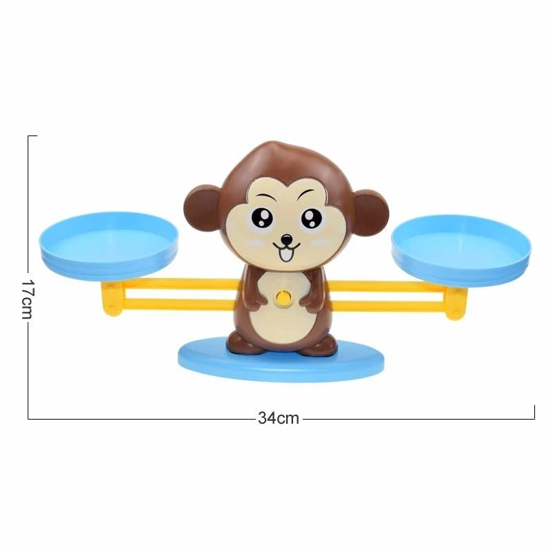 Montessori Mathe Spielzeug Digital Affe Balance Skala Pädagogische Mathe Pinguin Balancieren Skala Zahl Brettspiel Kinder Lernspielzeug