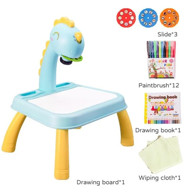 Kinder Spielzeug Projektion Zeichnung Set Kinder Buch Сoloring Werkzeuge Montessori Set Baby Lernen Pädagogische Geschenke Spielzeug Für Mädchen