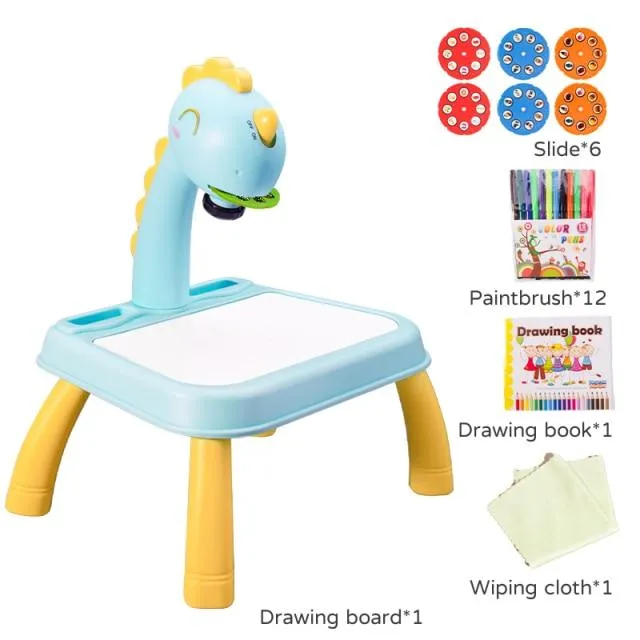 Kinder Spielzeug Projektion Zeichnung Set Kinder Buch Сoloring Werkzeuge Montessori Set Baby Lernen Pädagogische Geschenke Spielzeug Für Mädchen