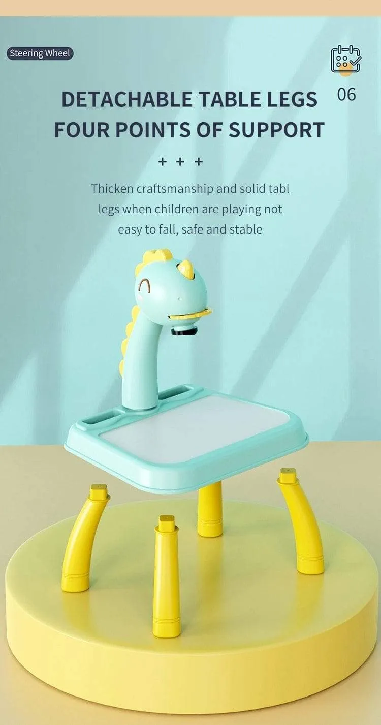 Kinder Spielzeug Projektion Zeichnung Set Kinder Buch Сoloring Werkzeuge Montessori Set Baby Lernen Pädagogische Geschenke Spielzeug Für Mädchen