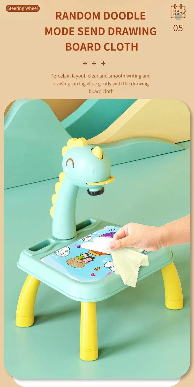 Kinder Spielzeug Projektion Zeichnung Set Kinder Buch Сoloring Werkzeuge Montessori Set Baby Lernen Pädagogische Geschenke Spielzeug Für Mädchen