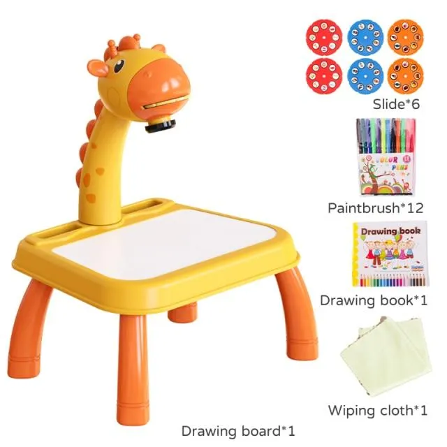 Kinder Spielzeug Projektion Zeichnung Set Kinder Buch Сoloring Werkzeuge Montessori Set Baby Lernen Pädagogische Geschenke Spielzeug Für Mädchen