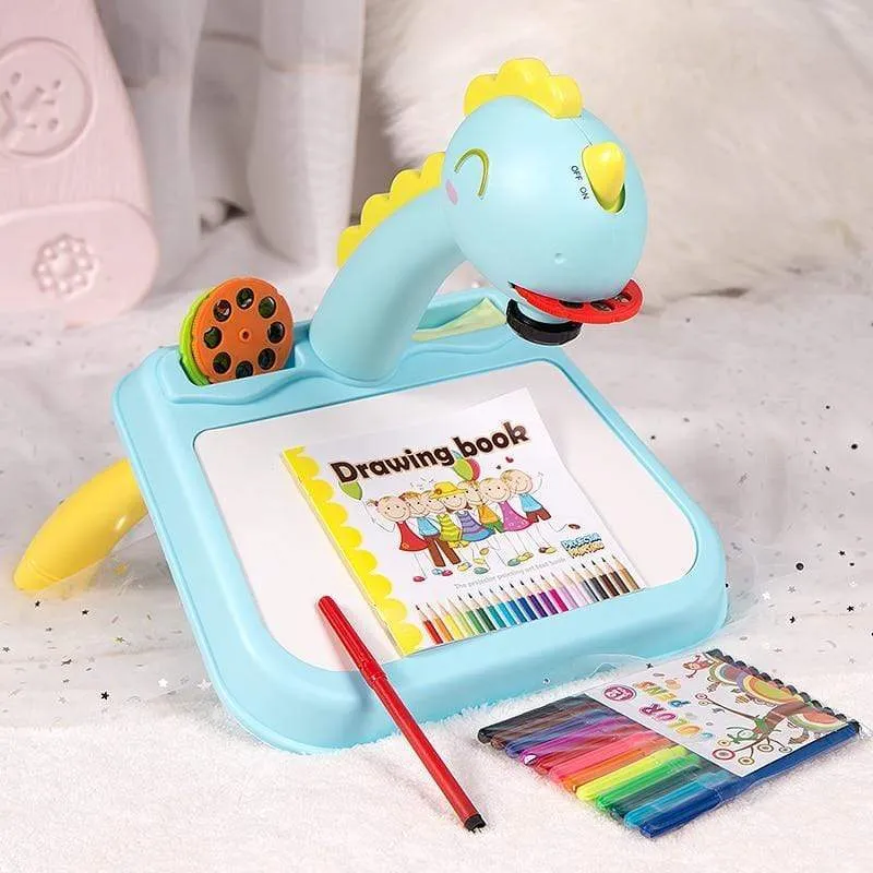 Kinder Spielzeug Projektion Zeichnung Set Kinder Buch Сoloring Werkzeuge Montessori Set Baby Lernen Pädagogische Geschenke Spielzeug Für Mädchen