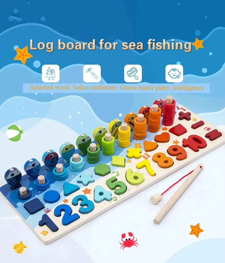 Montessori Geometrische Kognition Zählen Alphabet Lernspiel Kinder Mathe Entwicklung Spielzeug Für Kinder Frühes Lernspielzeug