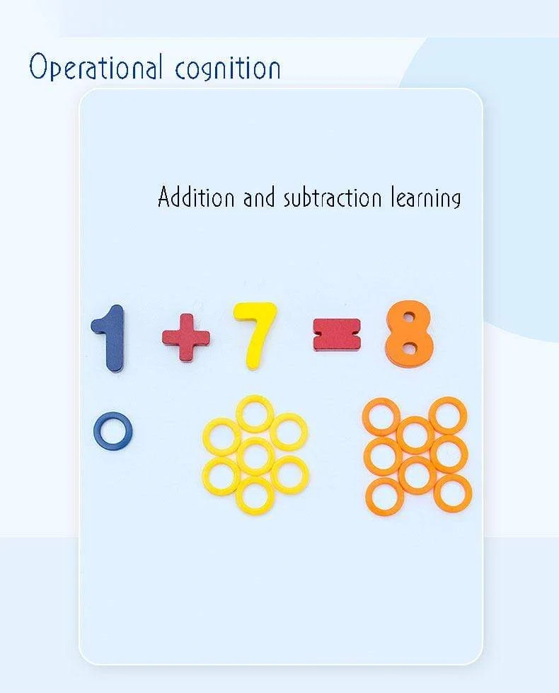 Montessori Geometrische Kognition Zählen Alphabet Lernspiel Kinder Mathe Entwicklung Spielzeug Für Kinder Frühes Lernspielzeug